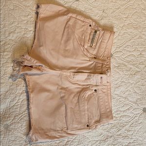 Calvin Klein pink jean shorts